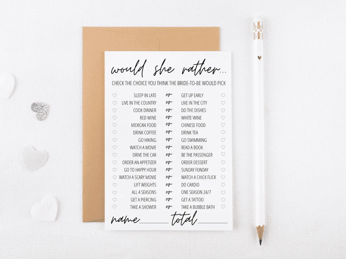 12 Free Printable Bridal Shower Games | Modern Moh within Free Bridal Shower Printables