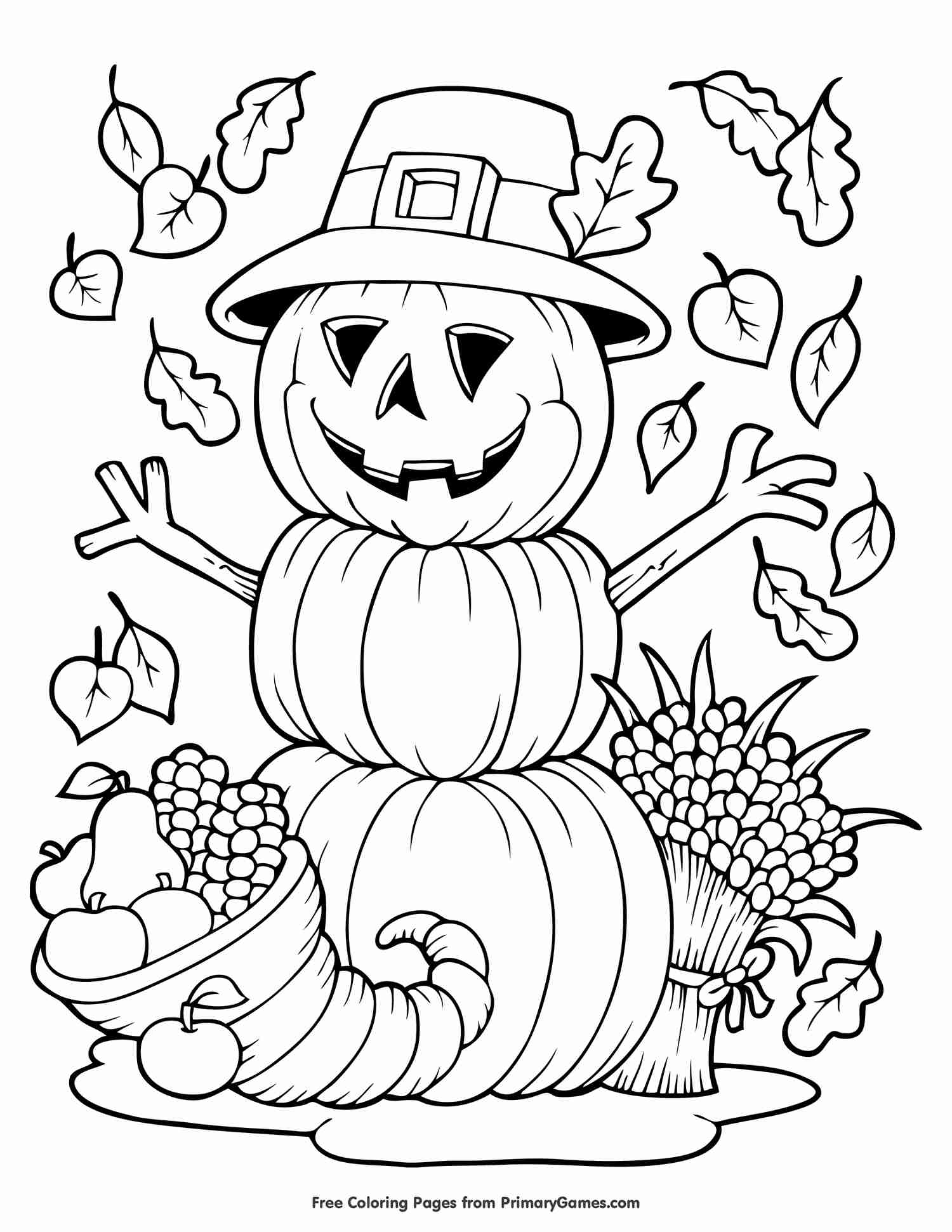 15 Places To Find Free Autumn And Fall Coloring Pages inside Free Printable Autumn Coloring Sheets