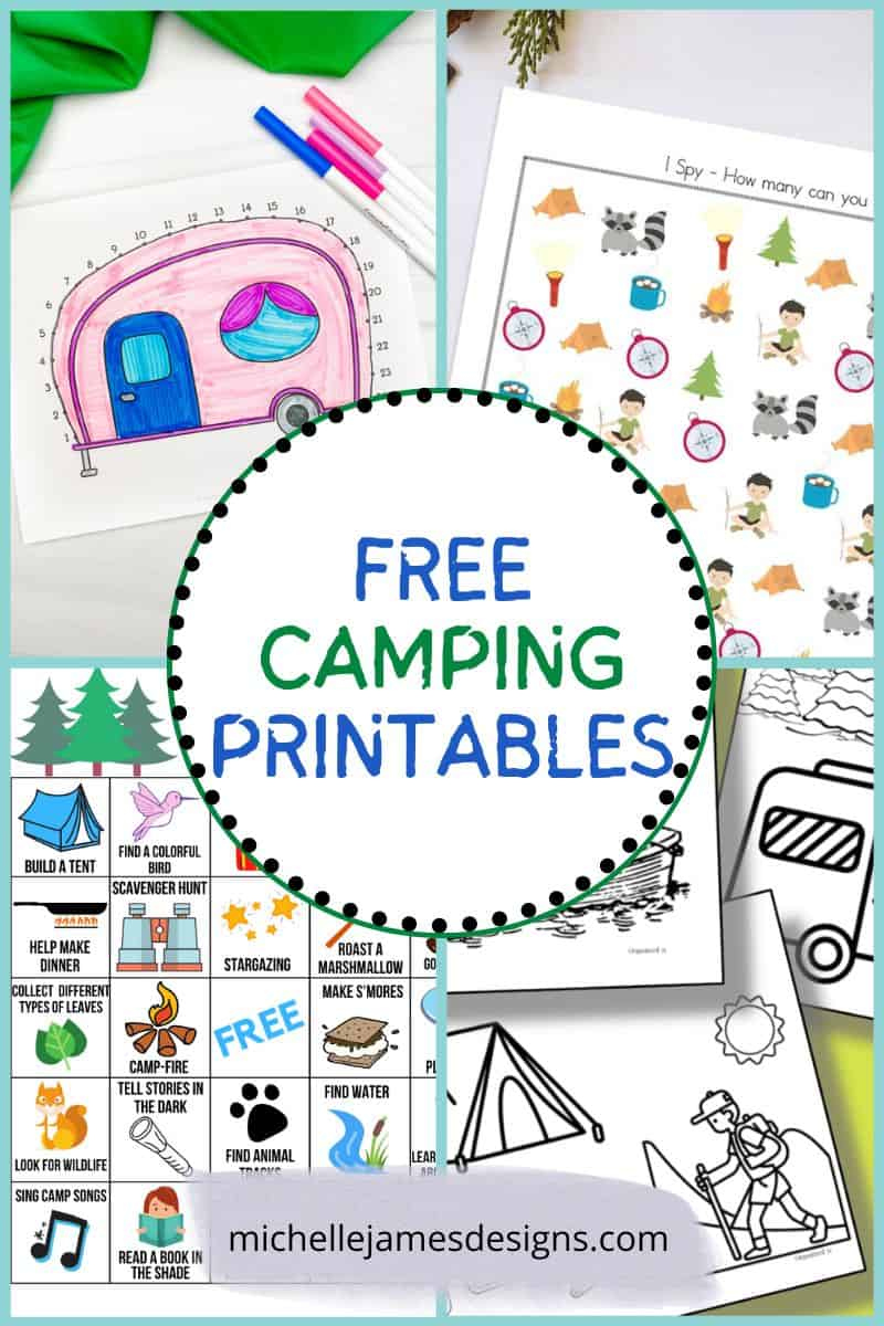 17 Best Camping Printables And Activities throughout Free Camping Printables