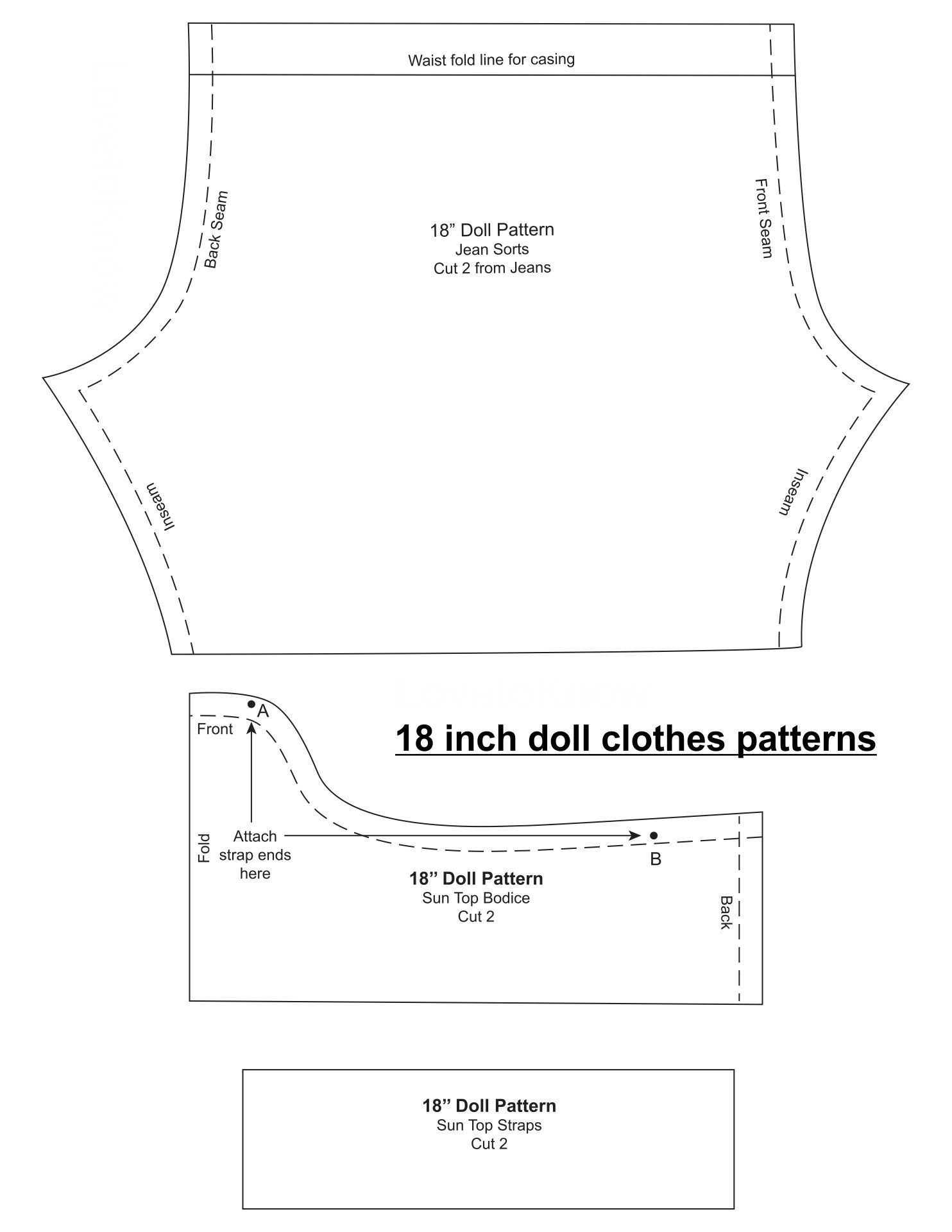 18 Inch Doll Clothes Patterns Free Printable | Baby Doll Clothes for 18 Inch Doll Clothes Patterns Free Printable