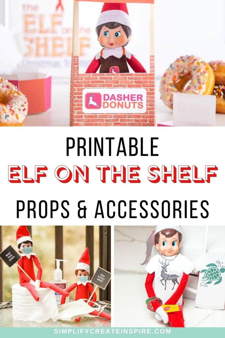 20 Free Printable Elf On The Shelf Props &amp;amp; Accessories | Elf On within Elf On The Shelf Printable Props Free