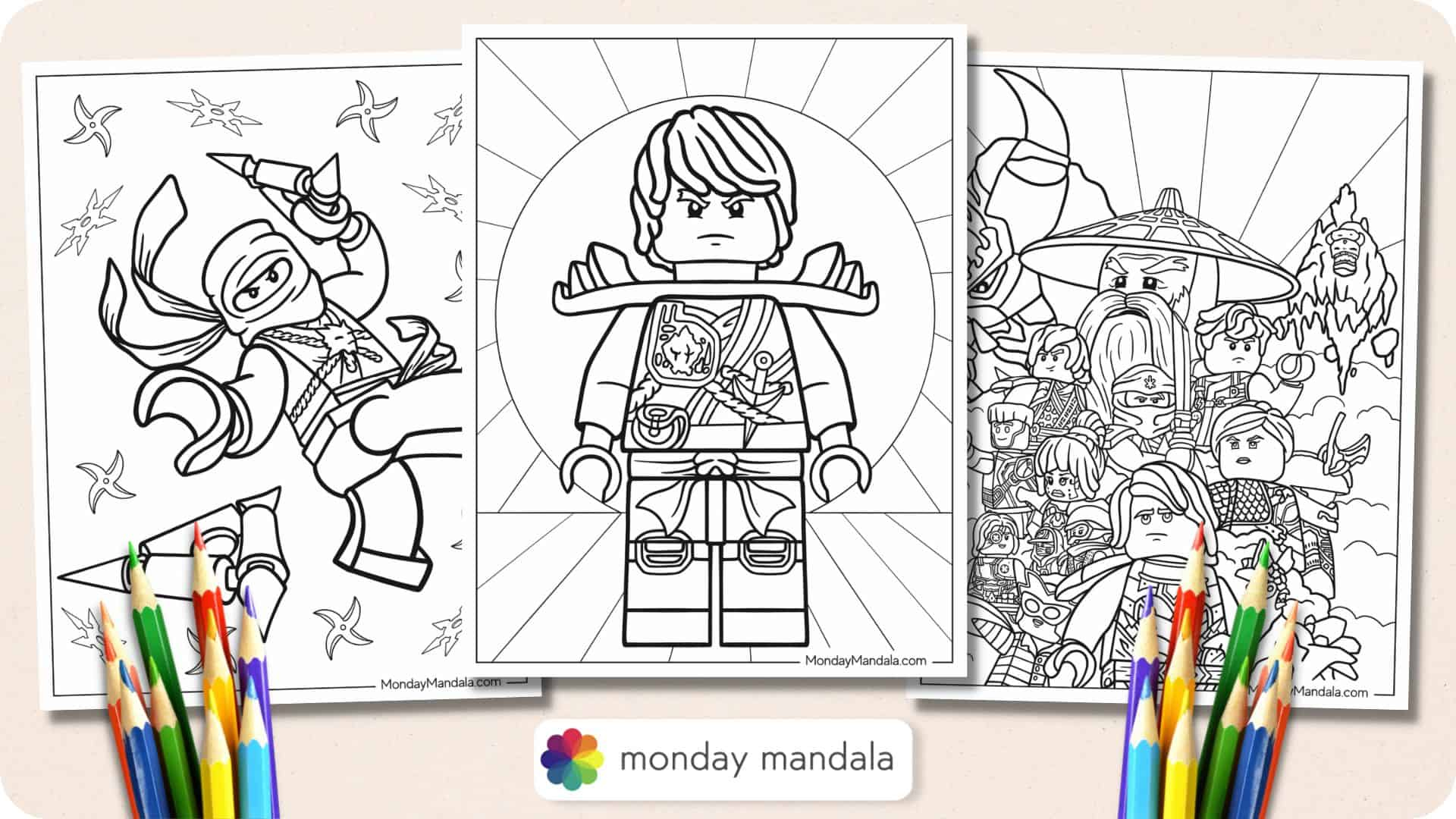 20 Lego Ninjago Coloring Pages (Free Pdf Printables) for Free Ninjago Printables