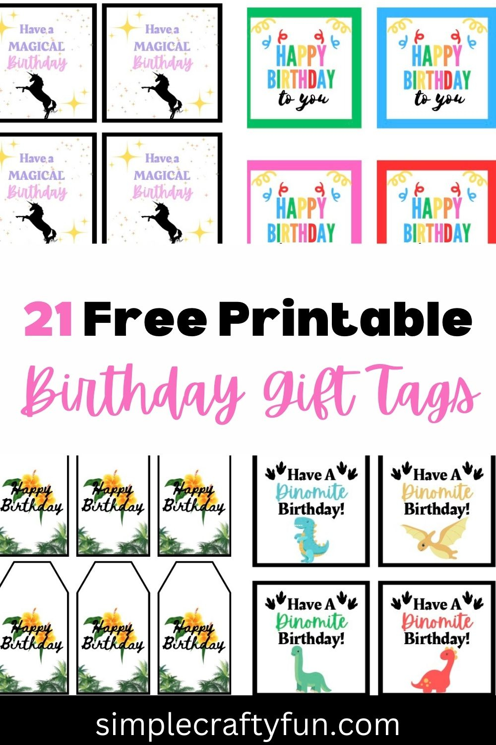 21 Free Printable Happy Birthday Gift Tags And Templates - pertaining to Free Printable Birthday Scrolls