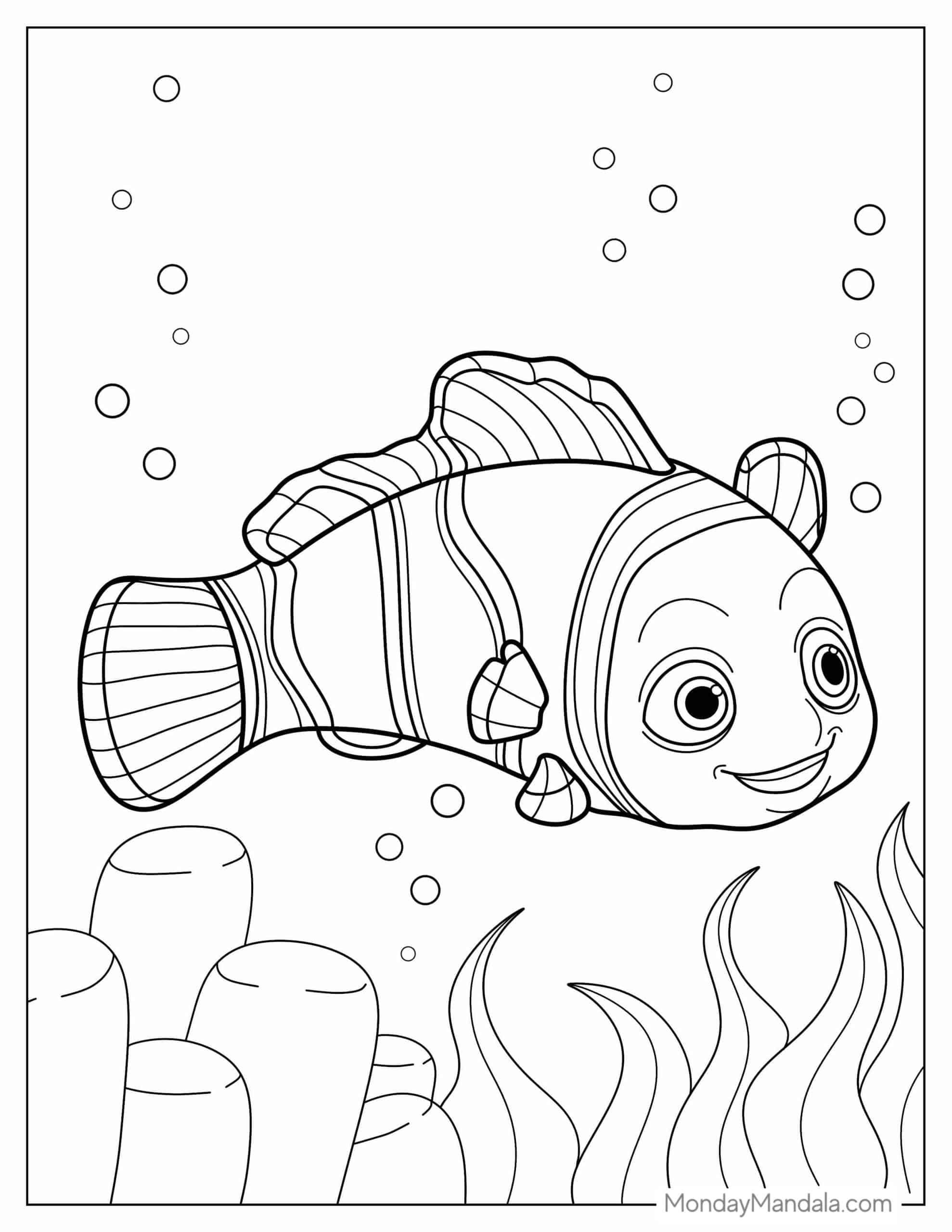 28 Finding Nemo Coloring Pages (Free Pdf Printables) | Nemo regarding Free Nemo Printables