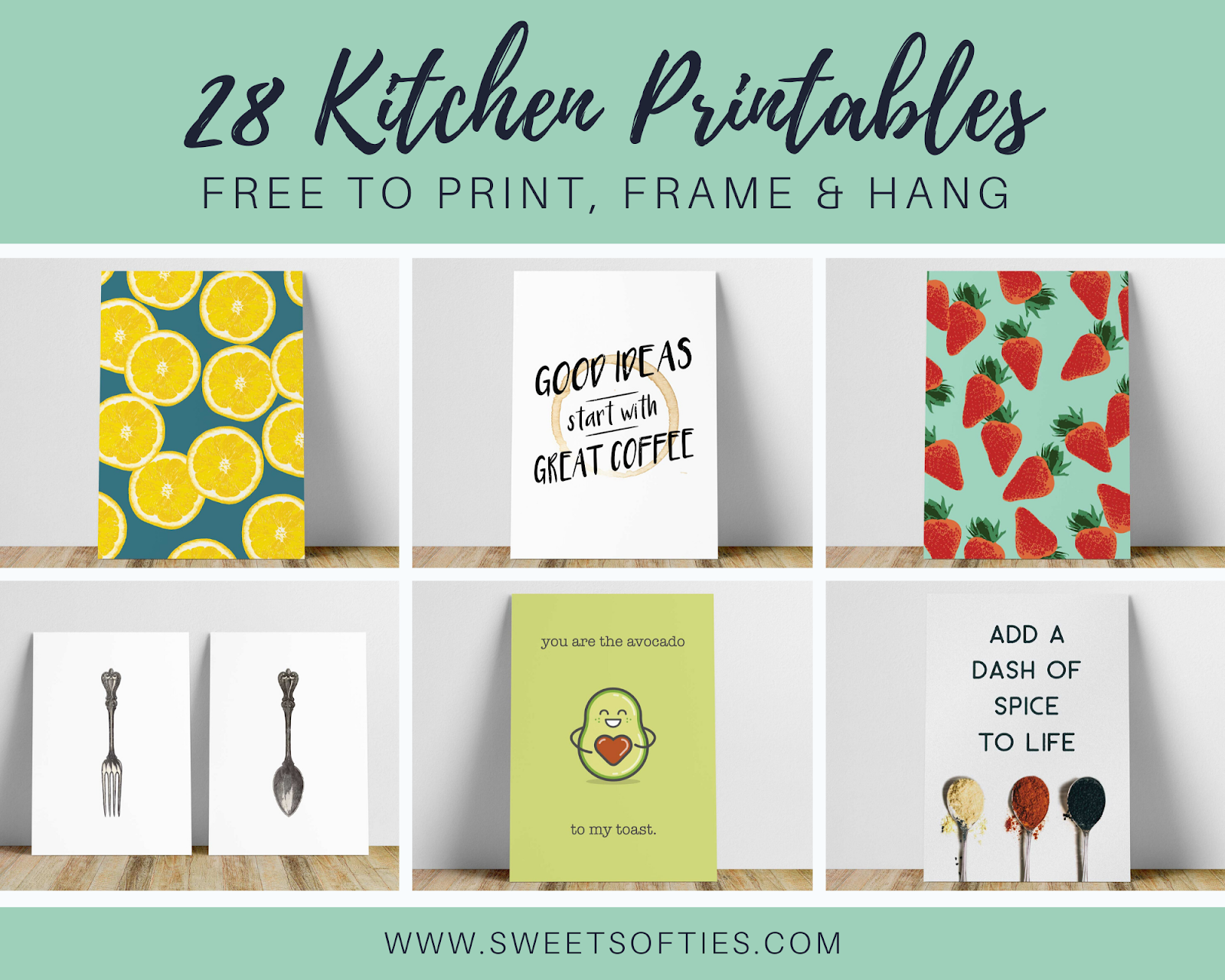 28 Free Kitchen Printables - Sweet Softies in Free Kitchen Printables