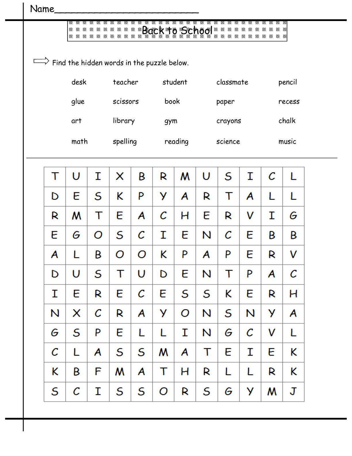 2Nd Grade Word Search - Best Coloring Pages For Kids throughout 2nd Grade Word Search Free Printable