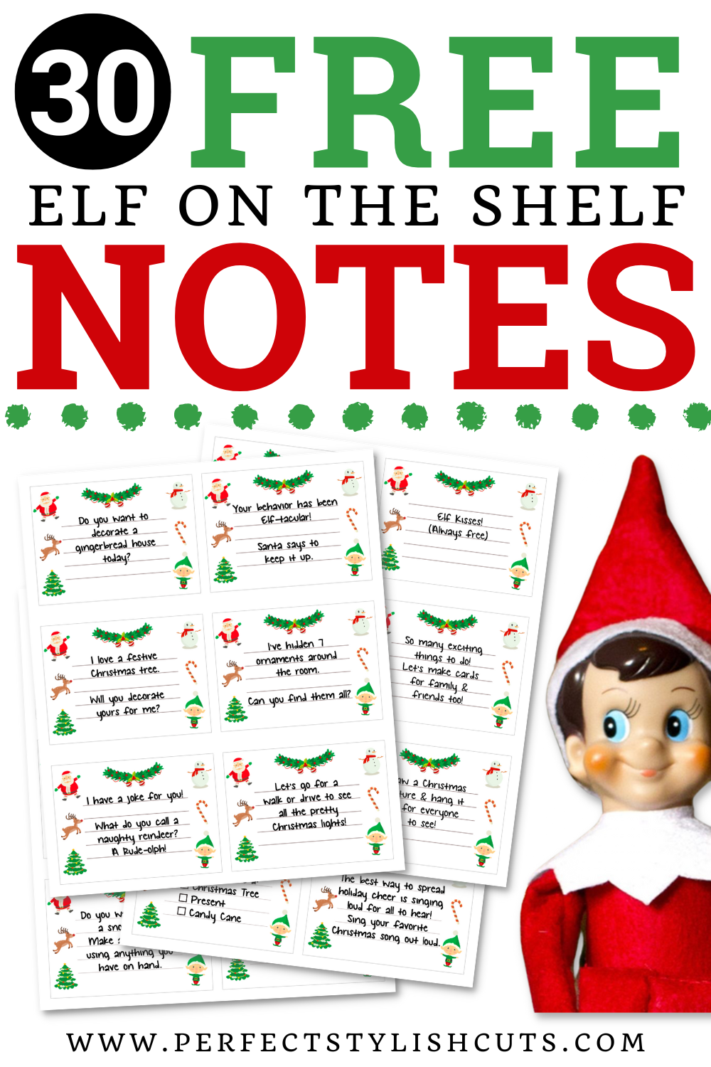 30 Free Elf On The Shelf Printable Notes throughout Free Elf Printables