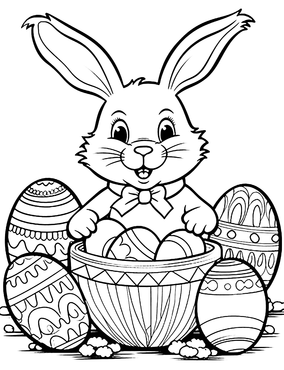 35 Easter Coloring Pages: Free Printable Sheets for Easter Coloring Pages Free Printable