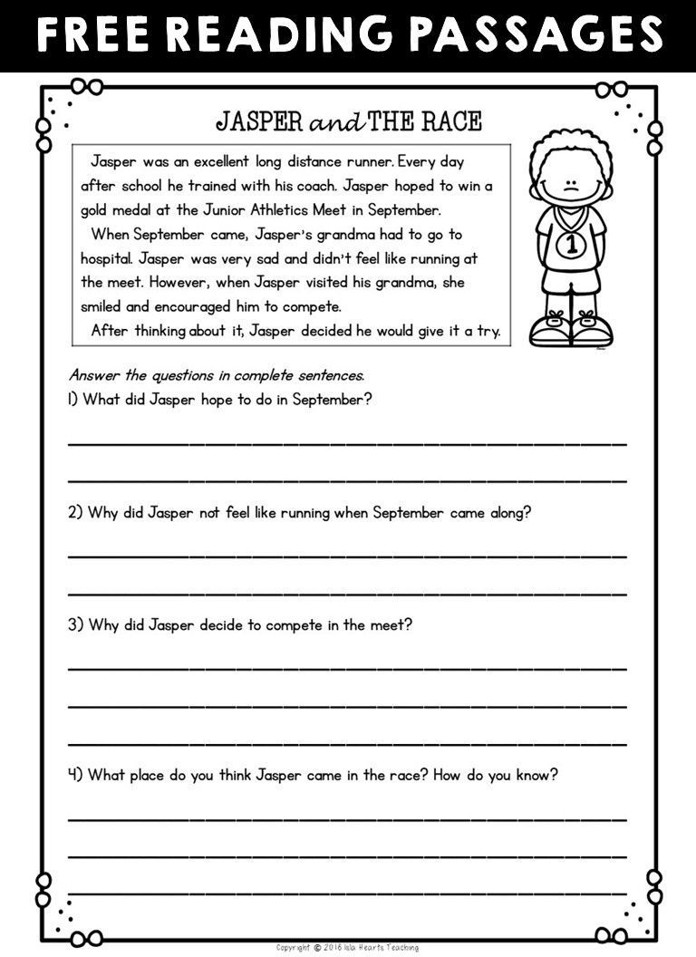 4Th Grade Worksheets Spelling pertaining to Free Printable 4th Grade Reading Worksheets