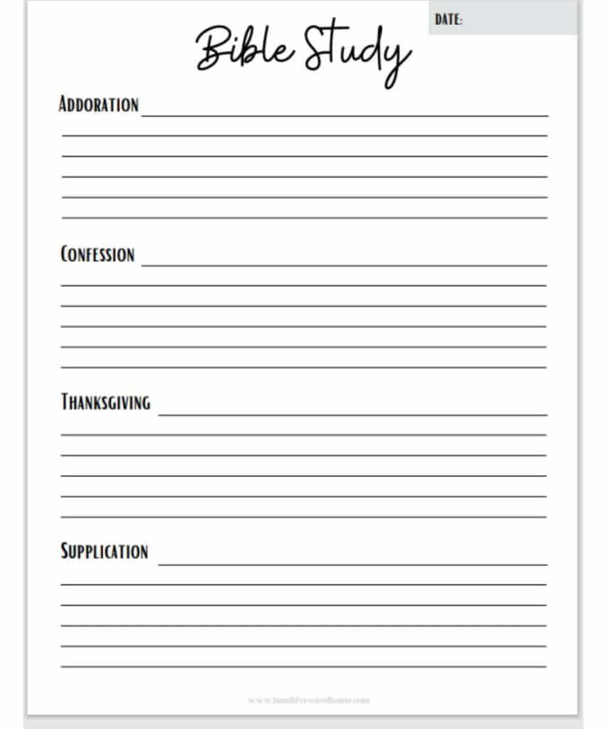 5 Free Printable Bible Study Worksheets For Christian Women intended for Free Printable Bible Lessons for Women