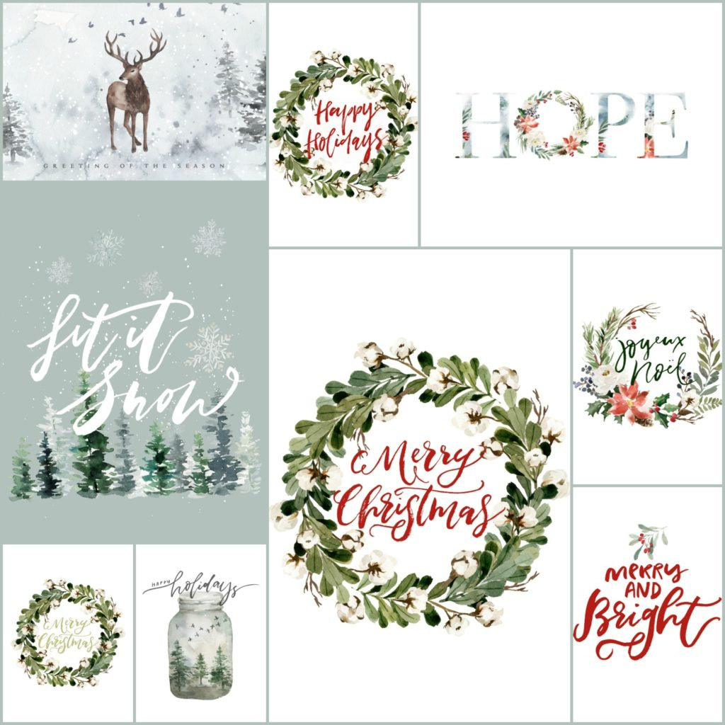 50 Festive Free Christmas Printables For Your Home for Free Christmas Printables