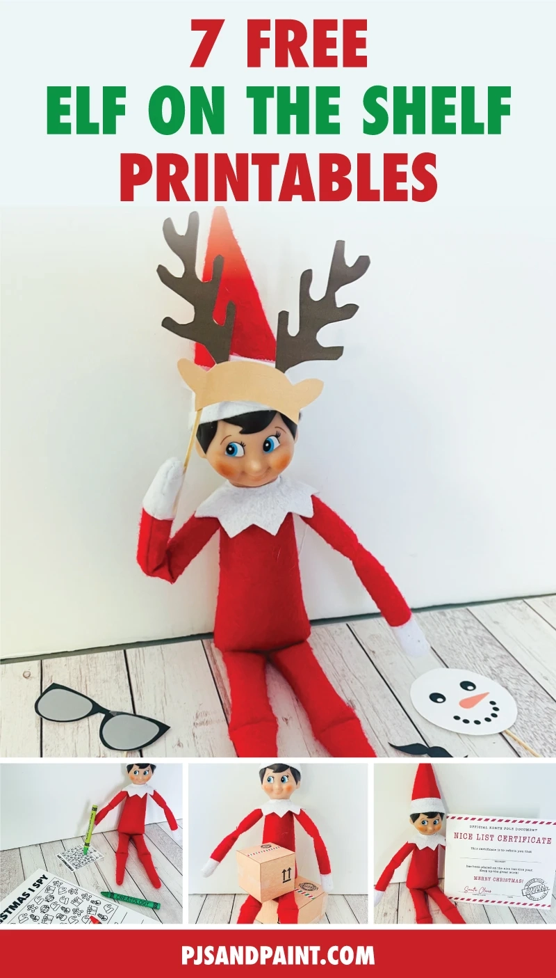 7 Free Elf On The Shelf Printables - Last Minute Elf On The Shelf for Elf on the Shelf Printable Props Free