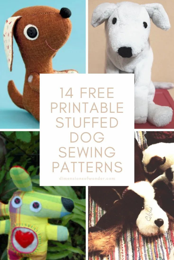 Adorable Dog Sewing Patterns (Free, Printable) with Dog Sewing Patterns Free Printable