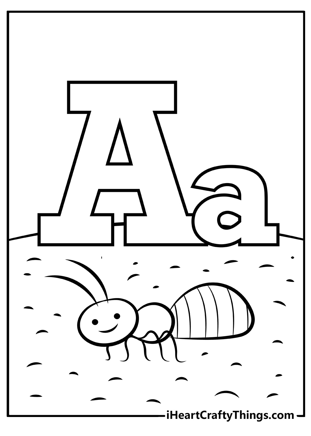 Alphabet Coloring Pages (100% Free Printables) for Free Alphabet Coloring Printables