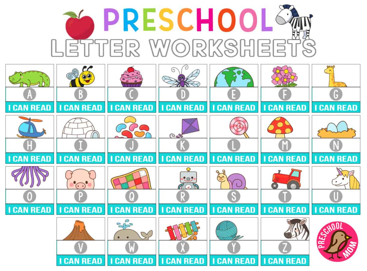 Alphabet Printables - Preschool Mom within Free Letter Printables For Preschool