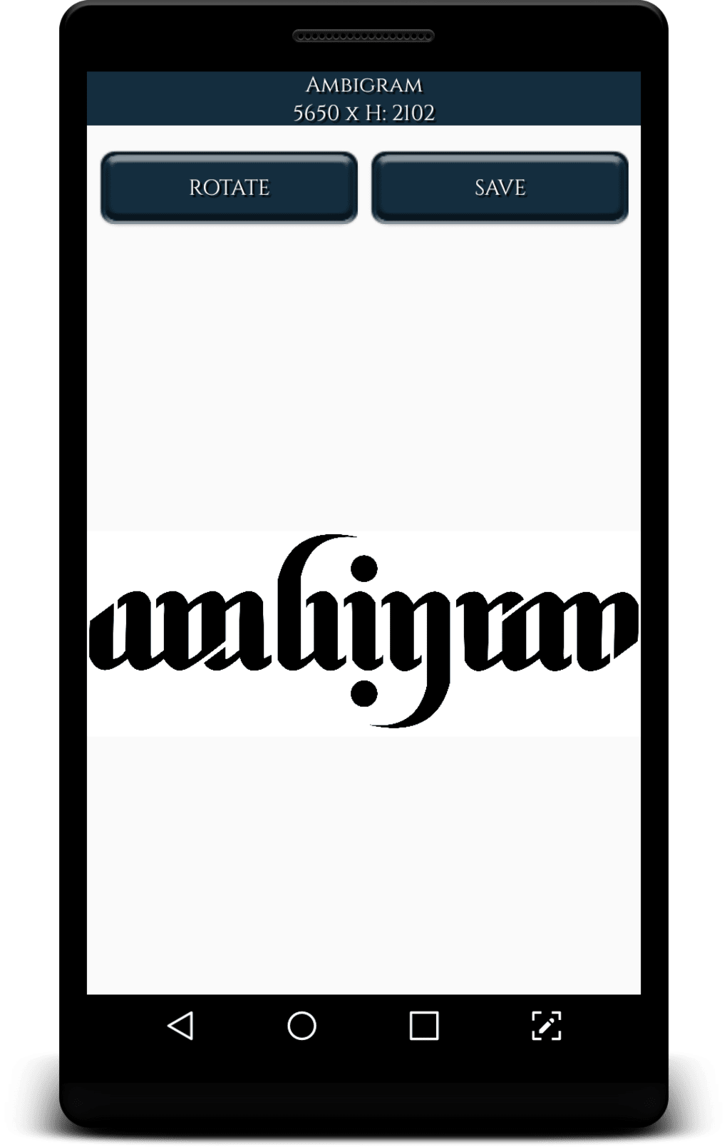 Ambigram Studio 3.0 Apk For Android - Download with Ambigram Generator Free Printable