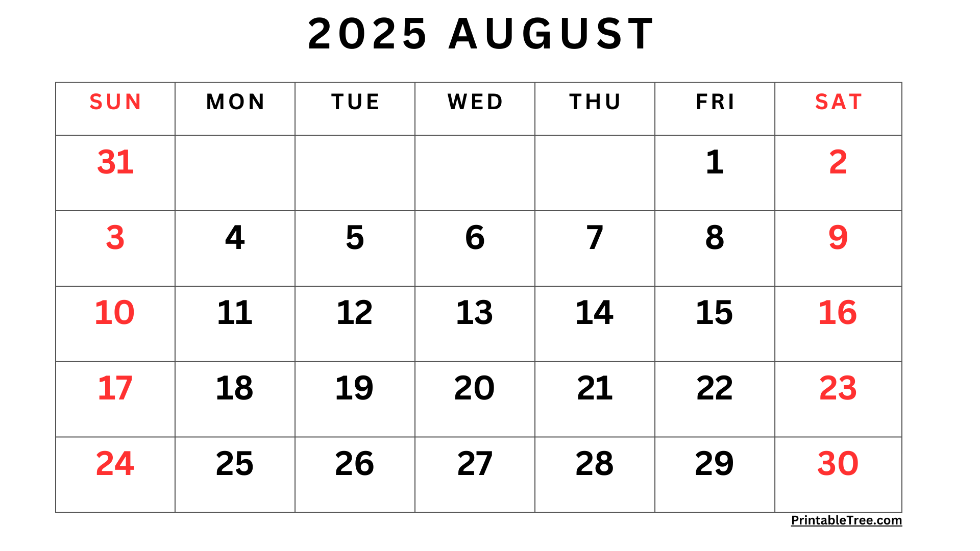 August 2025 Calendar Printable Pdf Template With Holidays pertaining to Free Printable August 2025