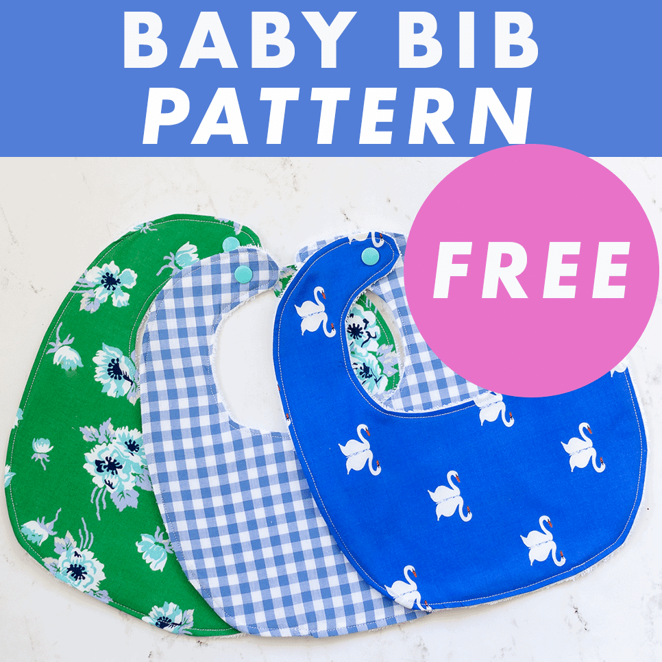 Baby Bib Pattern - Free Sewing Pattern In Four Sizes! - Coral + Co. with Free Printable Bib Pattern