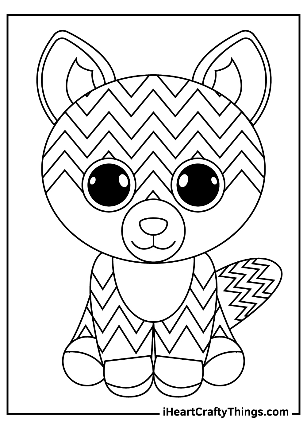 Beanie Boos Coloring Pages (100% Free Printables) for Free Printable Beanie Boo Coloring Pages