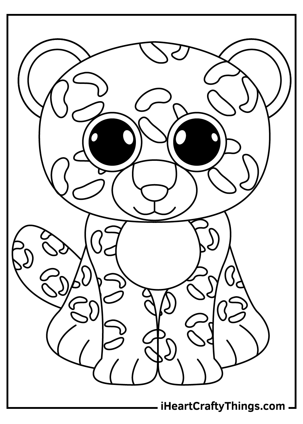 Beanie Boos Coloring Pages (100% Free Printables) within Free Printable Beanie Boo Coloring Pages