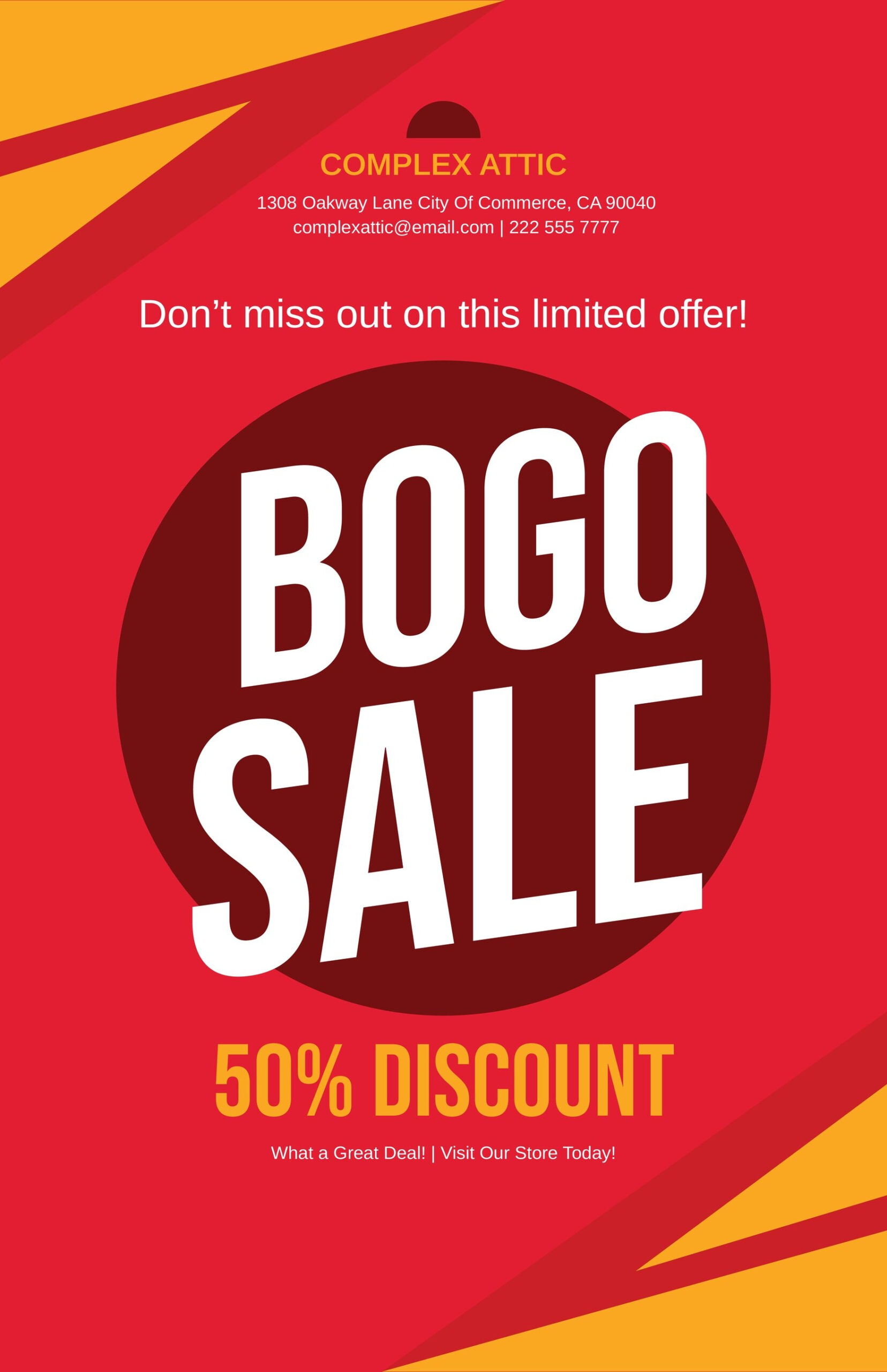 Bogo Discount Poster In Psd, Illustrator, Word, Publisher, Google inside Bogo Free Coupons Printable