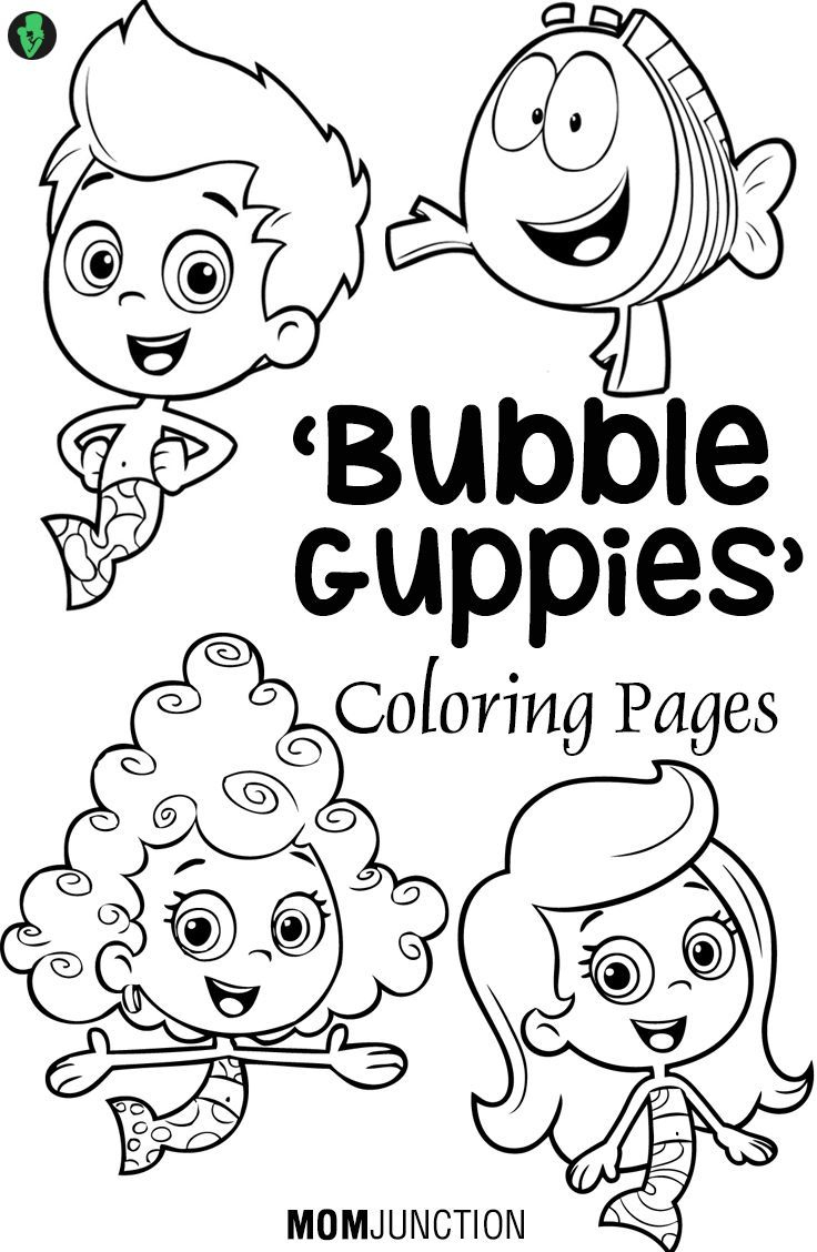 Bubble Guppies Coloring Pages - 25 Free Printable Sheets | Bubble intended for Bubble Guppies Free Printables