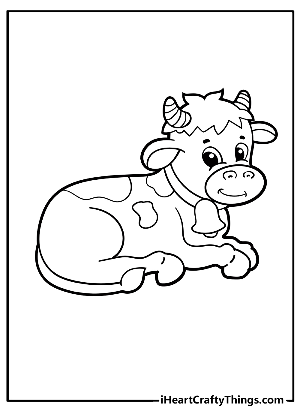 Cow Coloring Pages (100% Free Printables) for Coloring Pages Of Cows Free Printable