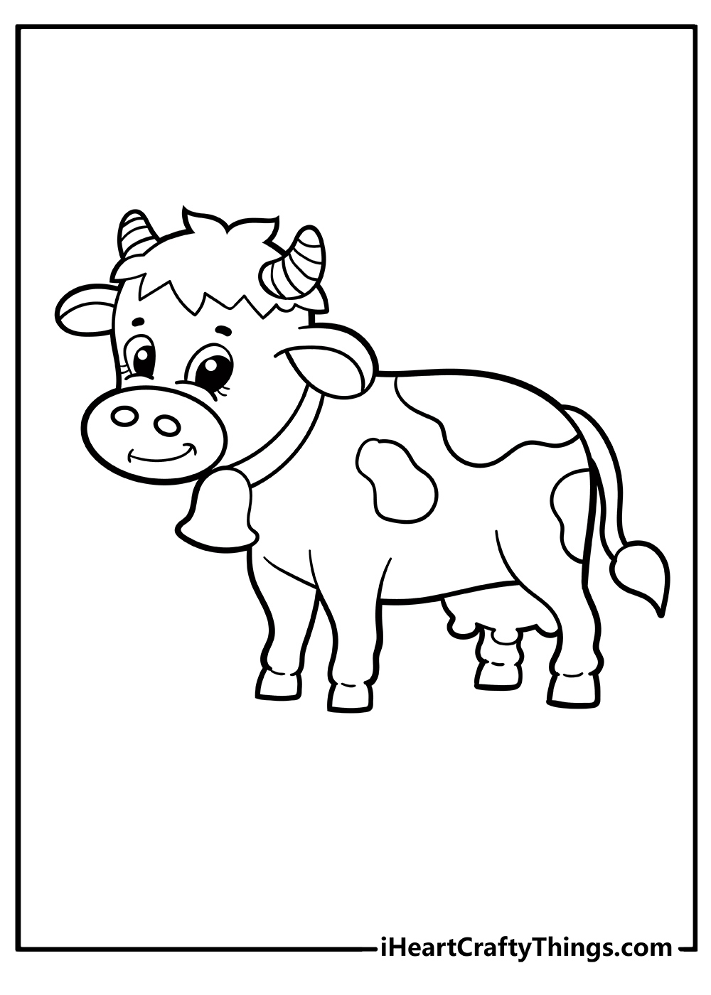 Cow Coloring Pages (100% Free Printables) with regard to Coloring Pages of Cows Free Printable