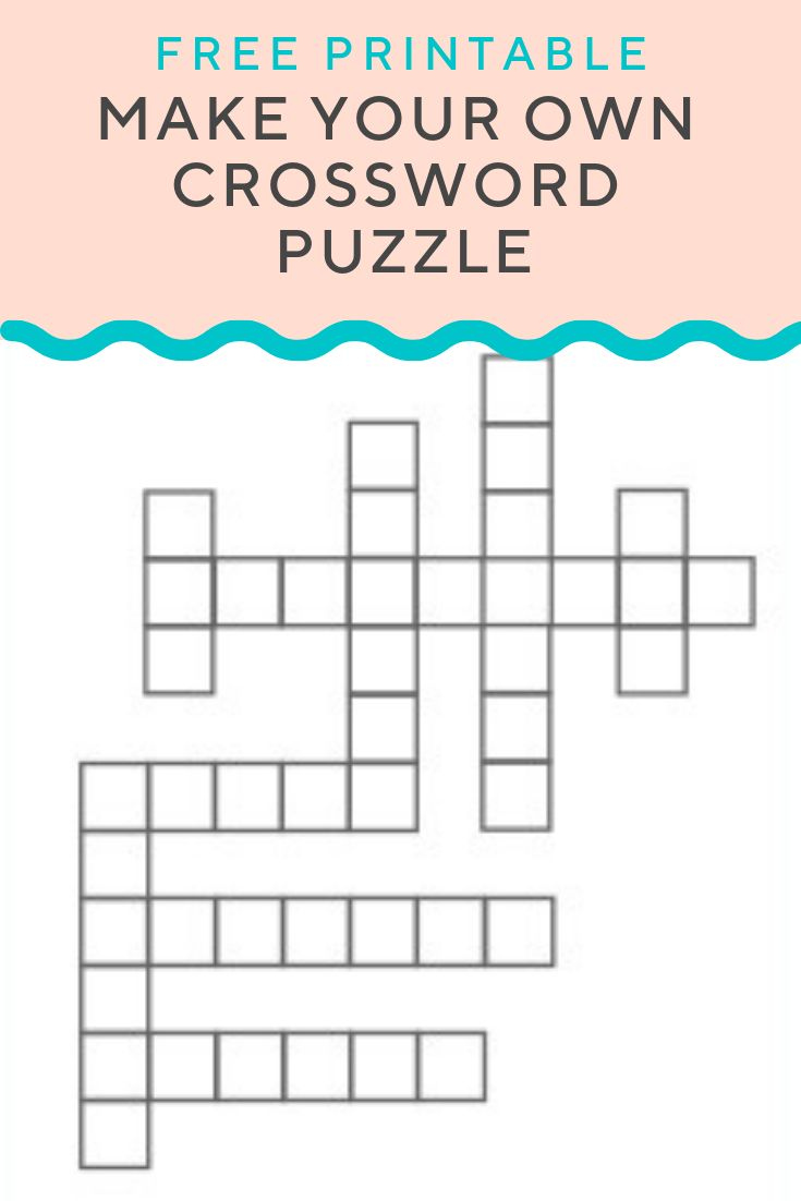 Crossword Puzzle Generator | Create And Print Fully Customizable for Free Make Your Own Crosswords Printable