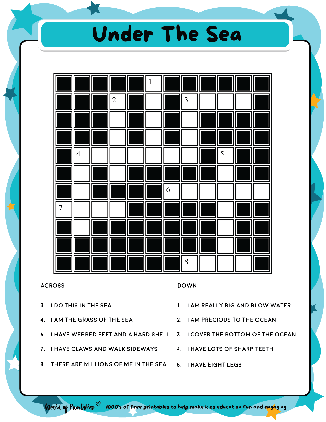 Crossword Puzzles For Kids Printable | Puzzles For Kids with regard to Free Easy Printable Crossword Puzzles for Kids