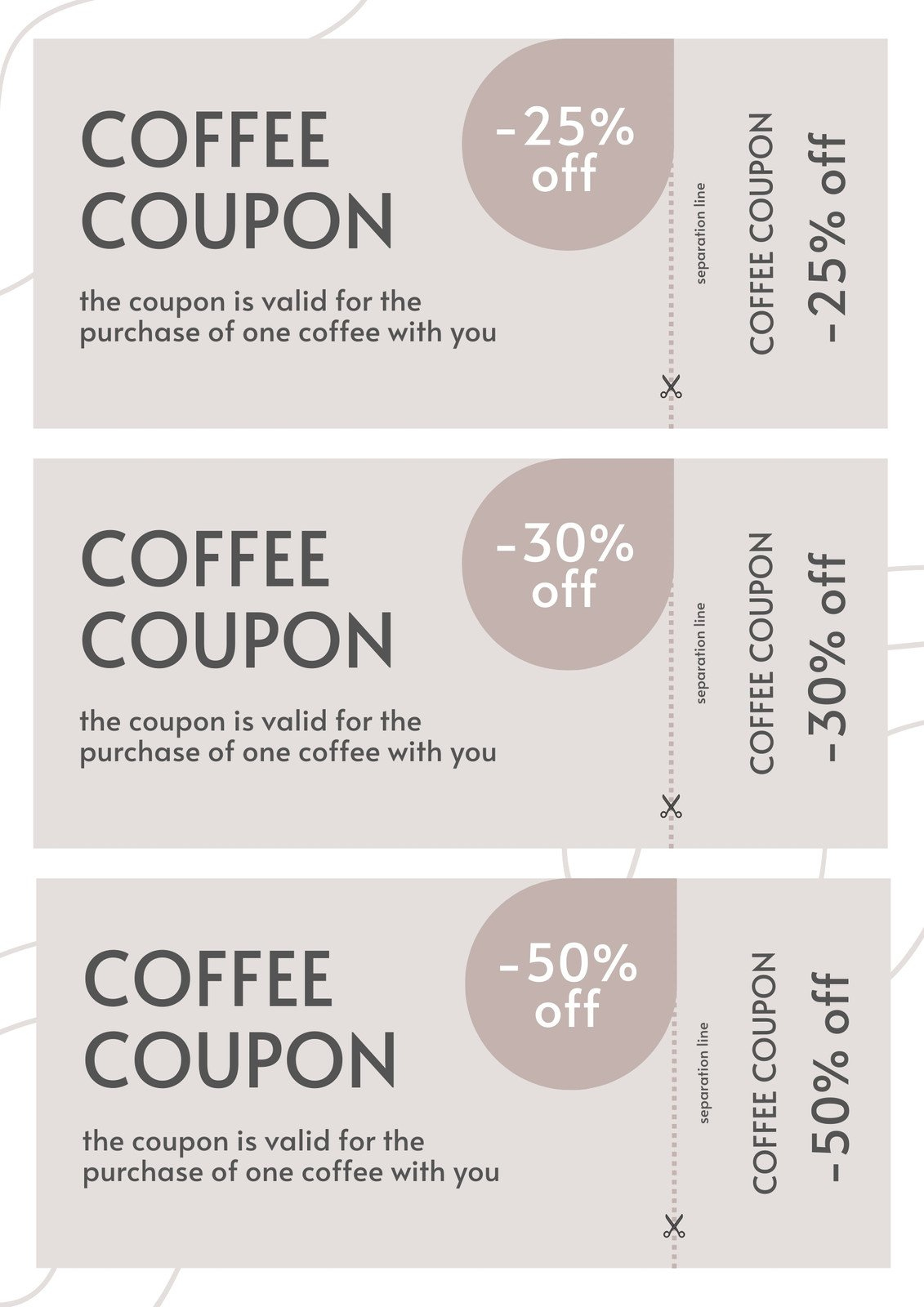 Customize 40+ Coffee Coupon Templates Online - Canva pertaining to Free Coffee Coupons Printable