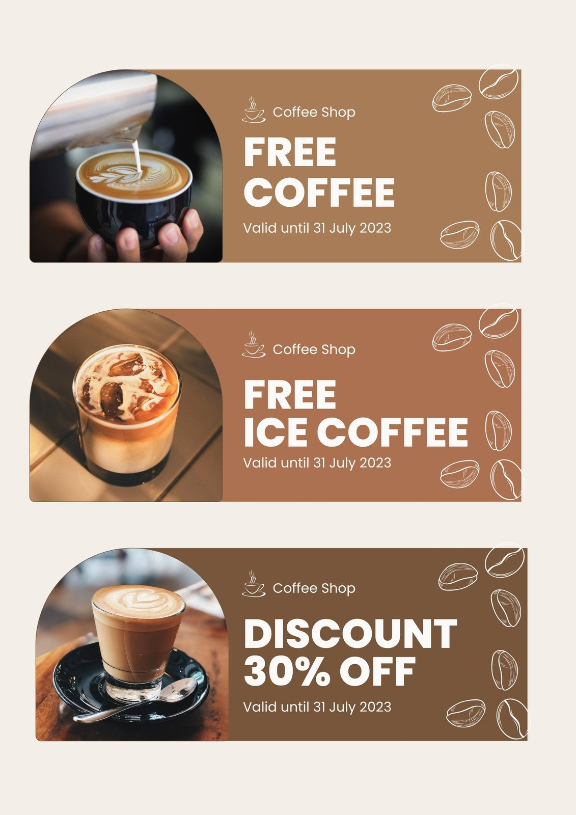 Customize 40+ Coffee Coupon Templates Online - Canva regarding Free Coffee Coupons Printable