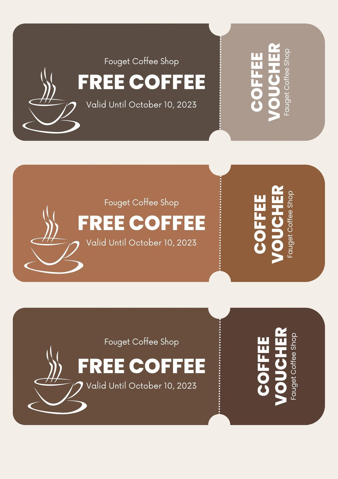 Customize 40+ Coffee Coupon Templates Online - Canva with regard to Free Coffee Coupons Printable