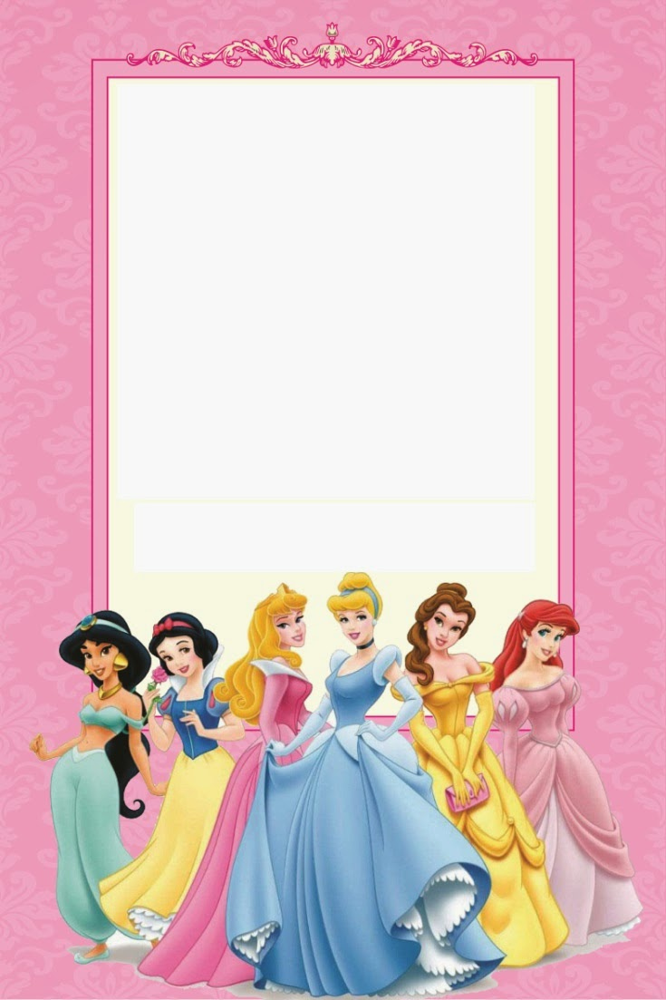 Disney Princess Party: Free Printable Mini Kit. Editable. - Oh My throughout Disney Princess Birthday Invitations Free Printable