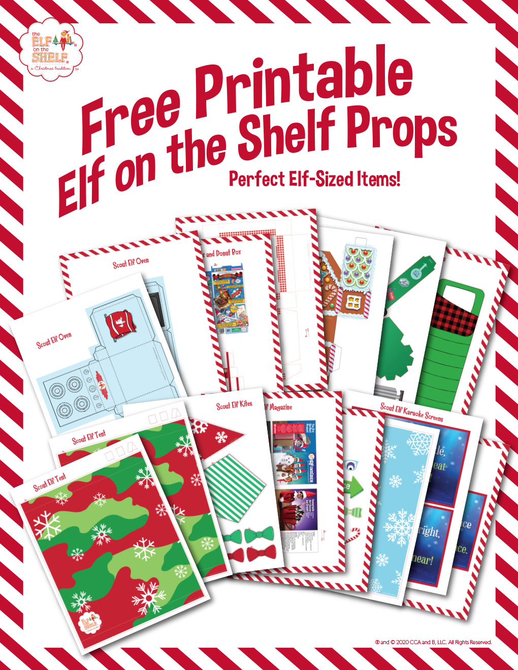 Download Free Printable Elf On The Shelf Props | The Elf On The Shelf regarding Elf On The Shelf Printable Props Free