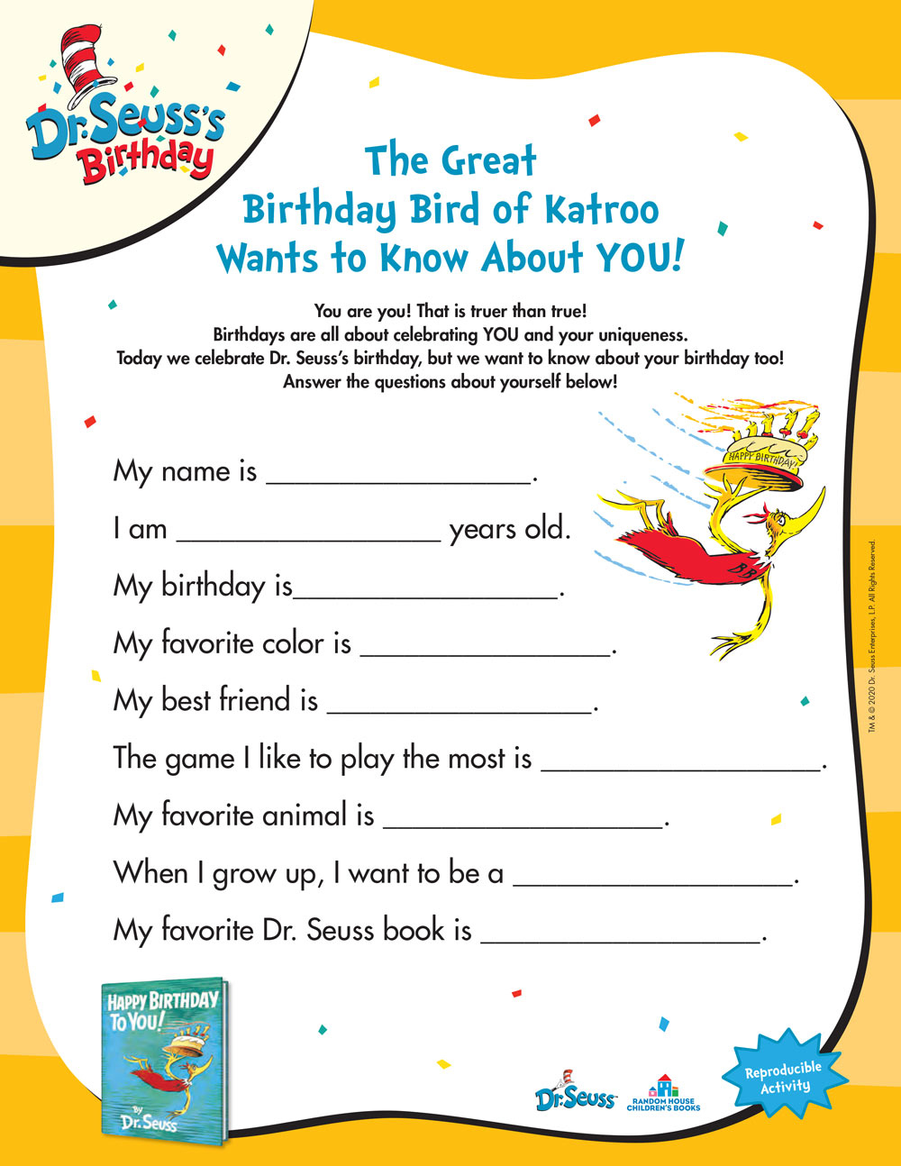 Dr. Seuss Printables And Activities | Brightly for Dr Seuss Free Printables