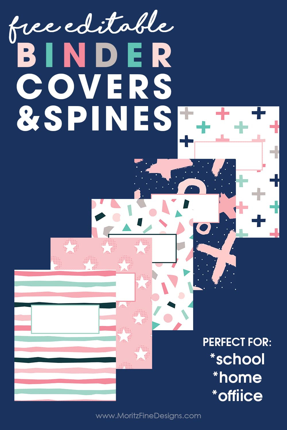 Editable Binder Covers &amp;amp; Spines | Free Printable Download regarding Free Editable Printable Binder Covers And Spines