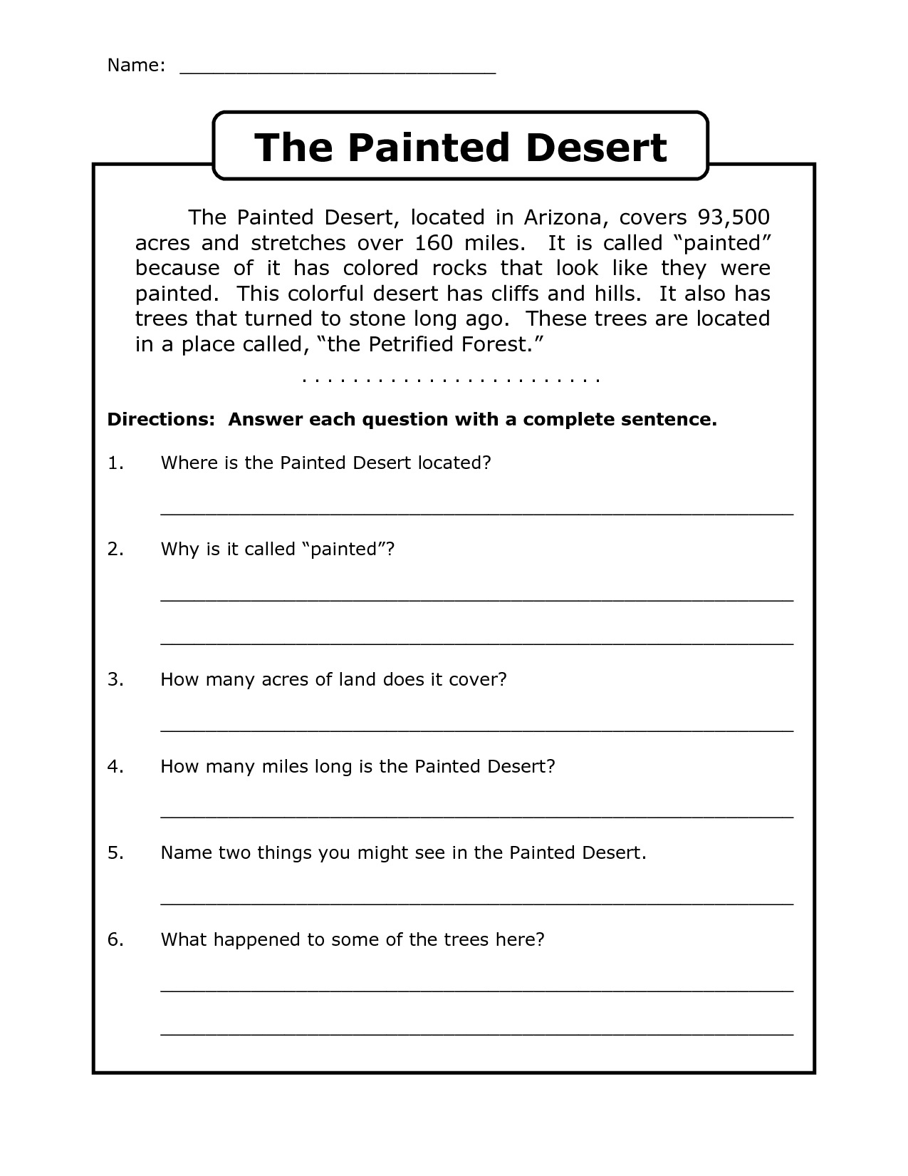 Engaging 4Th Grade Reading Worksheets For Skill Development intended for Free Printable 4Th Grade Reading Worksheets