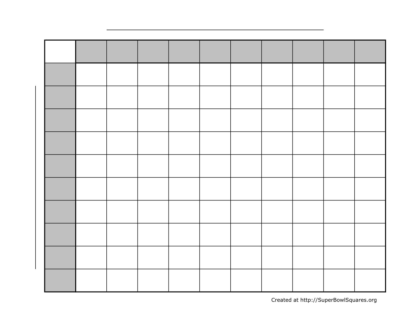 Football Squares | Super Bowl Squares | Play Football Squares Online with regard to Football Squares Printable Free