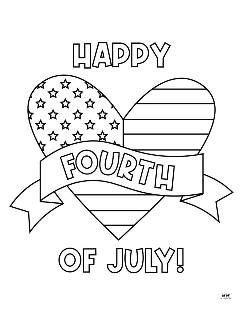 Fourth Of July Coloring Pages - 50 Free Printables | Printabulls pertaining to Free Printable 4Th Of July Coloring Pages