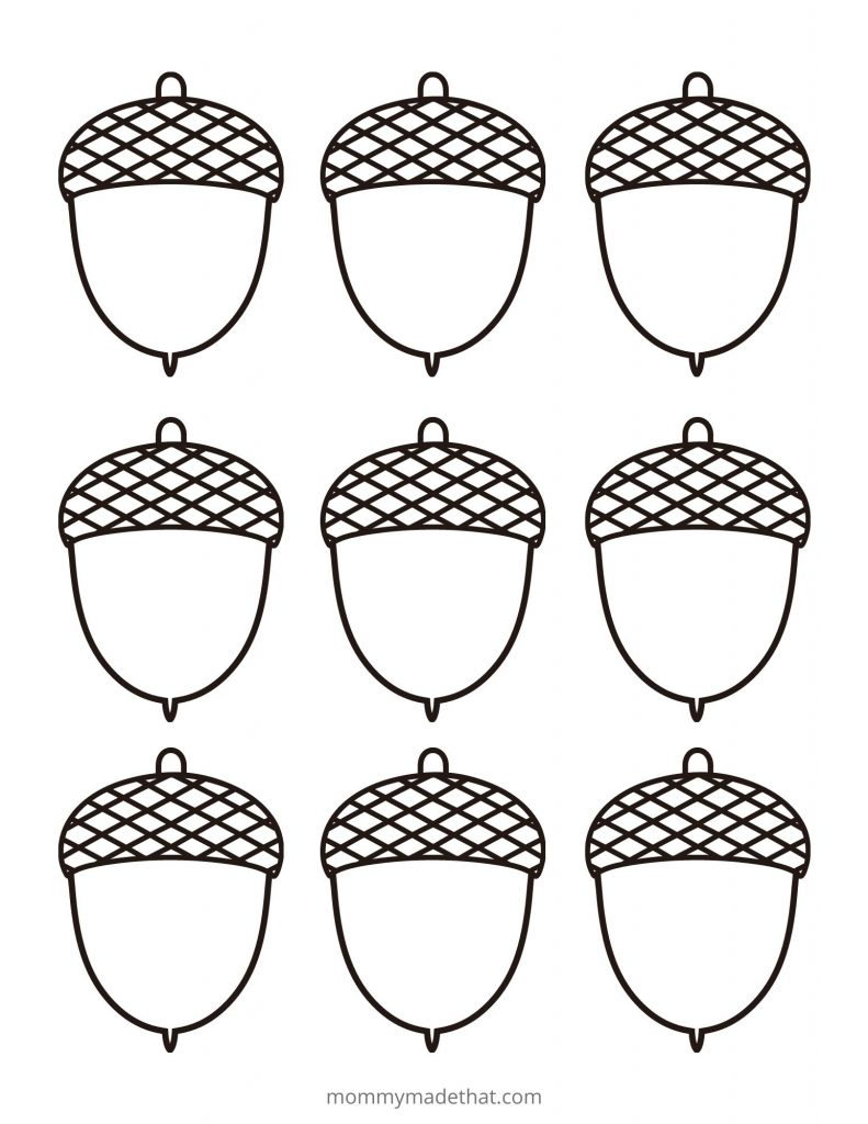 Free Acorn Template Printables | Fall Crafts, Acorn Crafts with regard to Acorn Template Free Printable