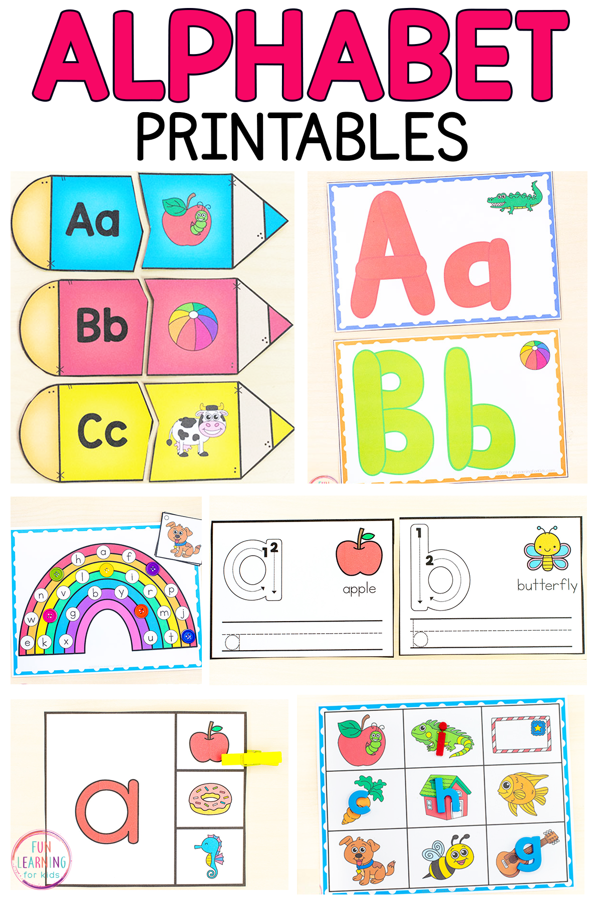 Free Alphabet Printables regarding Free Printable Alphabet Activities for Preschoolers