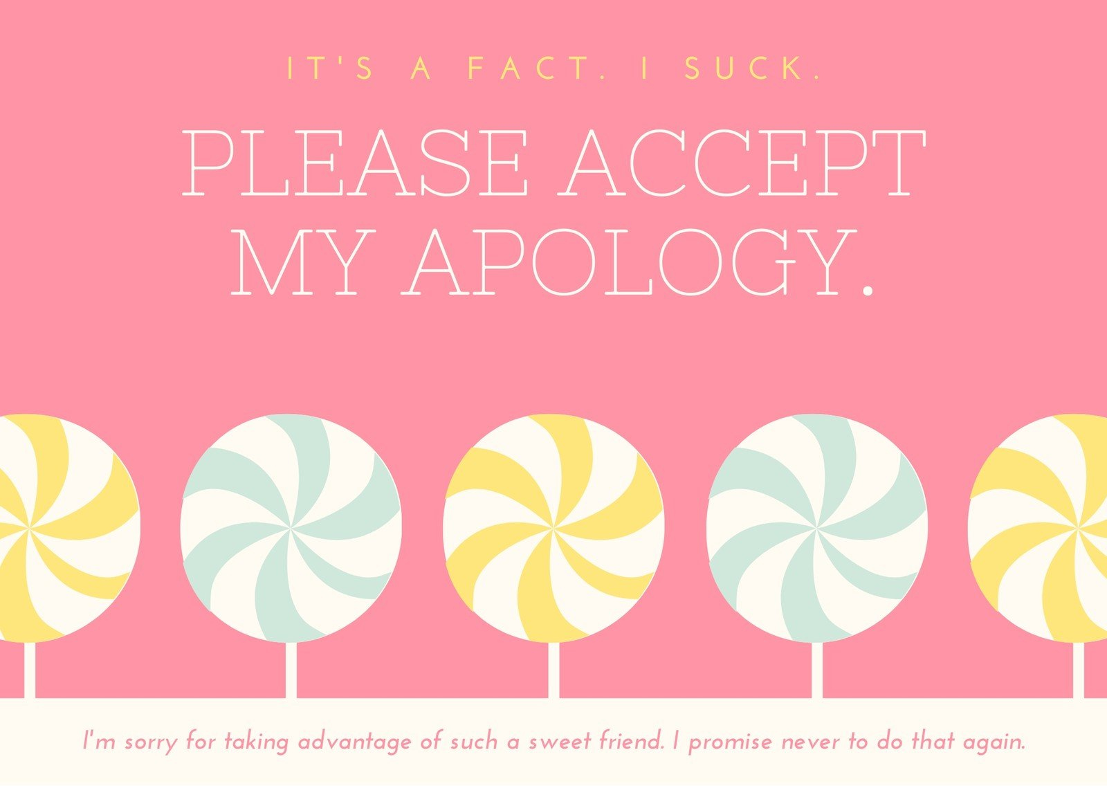 Free And Customizable Apology Templates in Free Printable Apology Cards