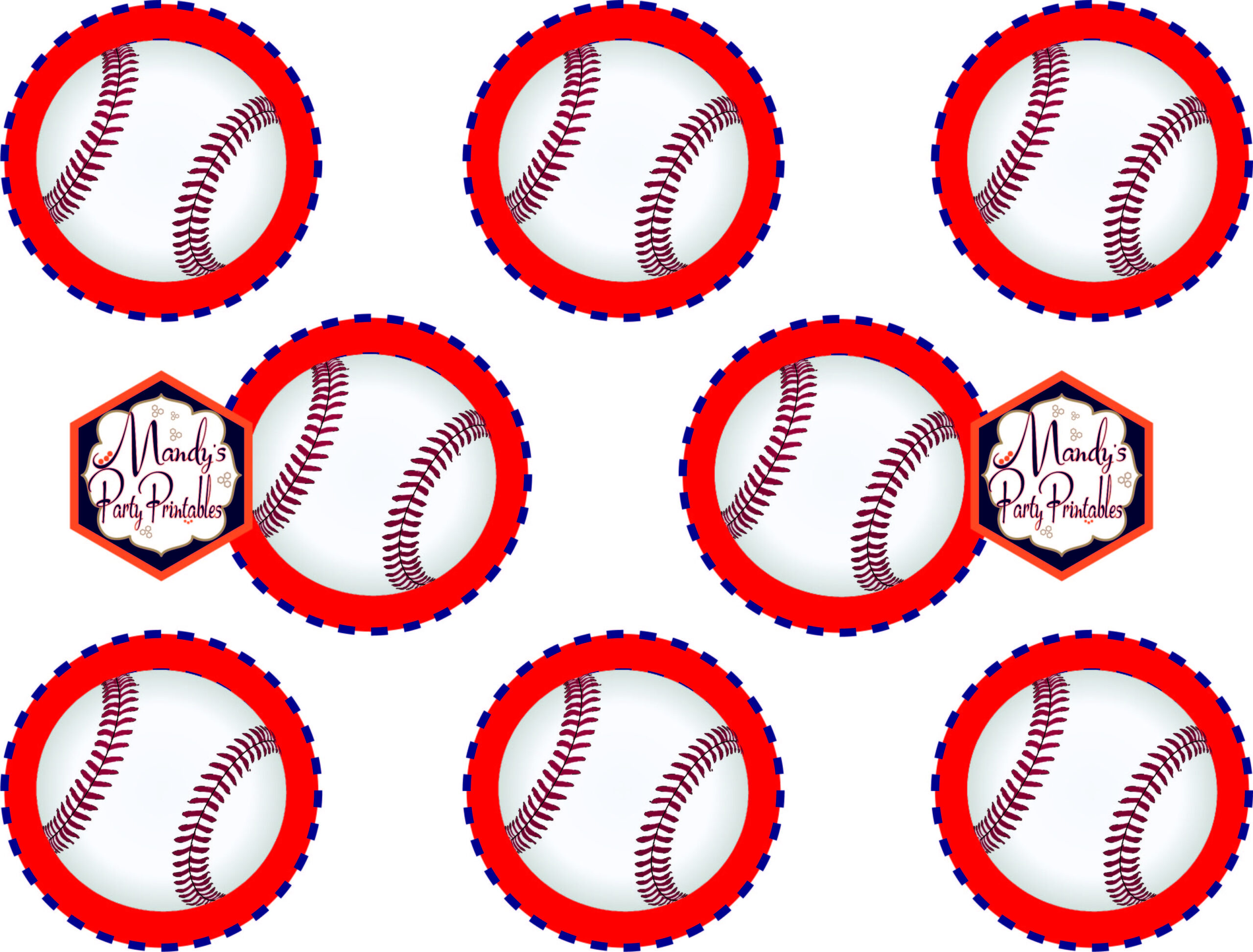 Free Baseball Printables - Mandy&amp;#039;S Party Printables within Free Baseball Printables