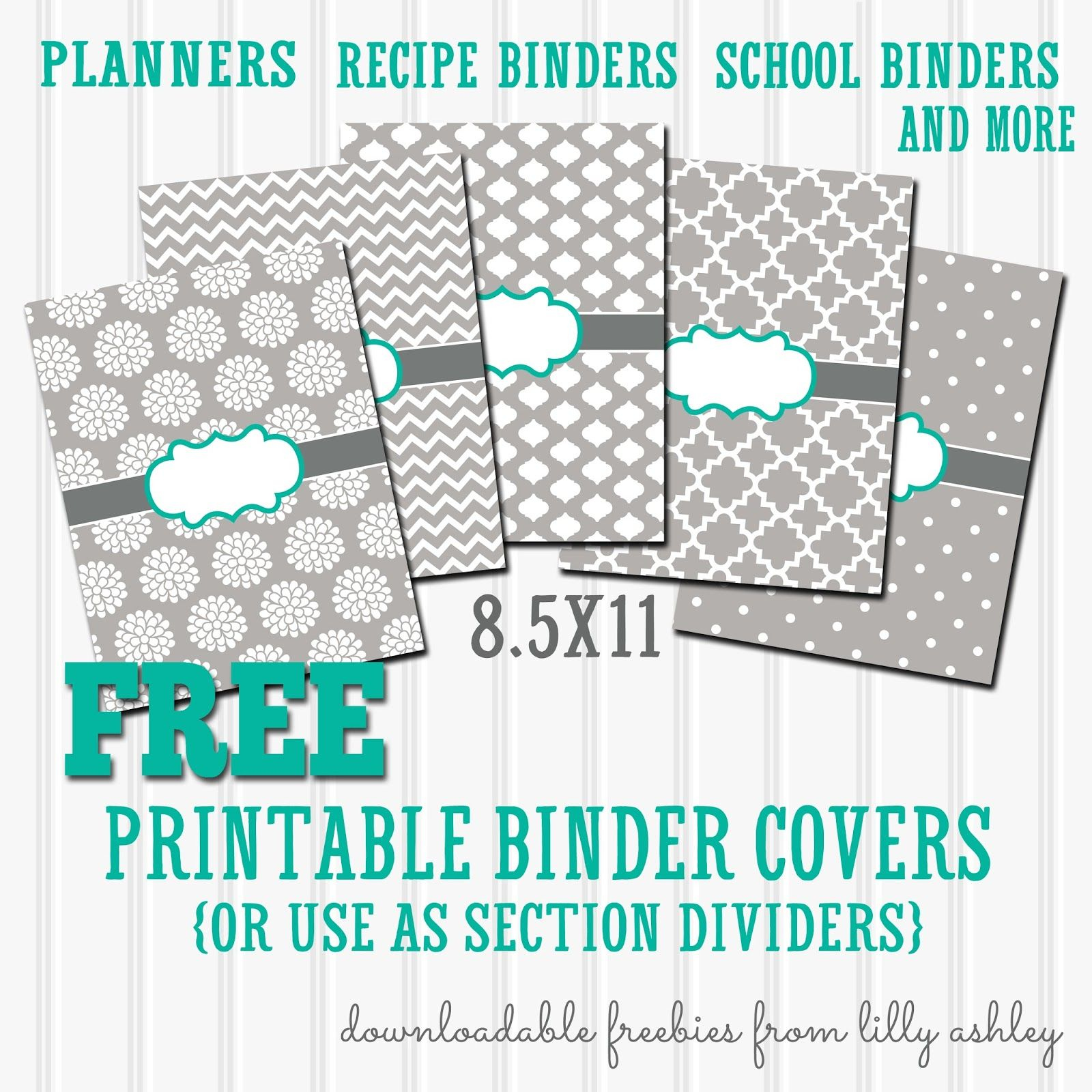 Free Binder Covers Printable Set | Binder Covers Printable, Binder inside Free Printable Binder Covers And Spines