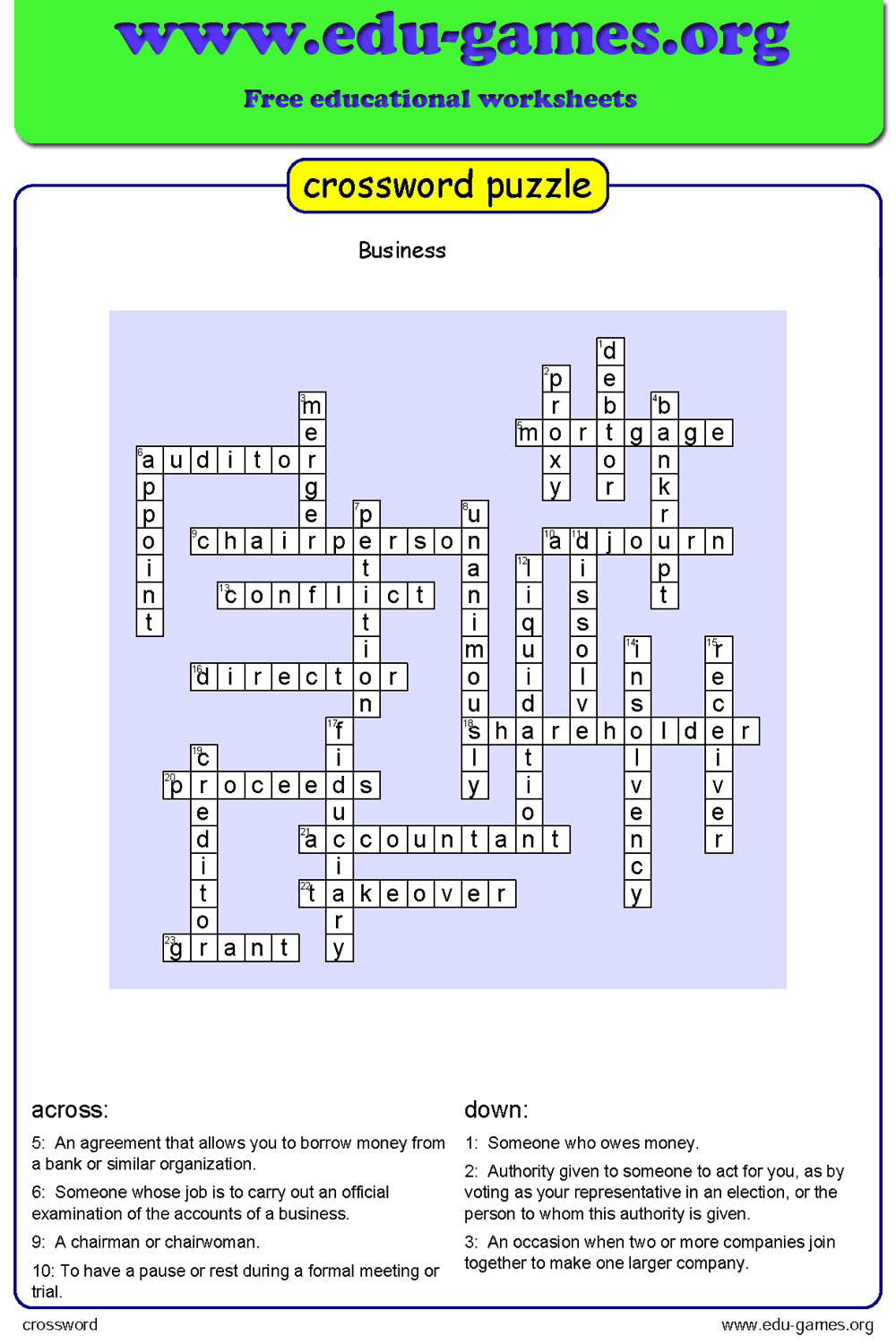 Free Crossword Maker For Kids - The Printable Worksheets Creator in Free Make Your Own Crosswords Printable