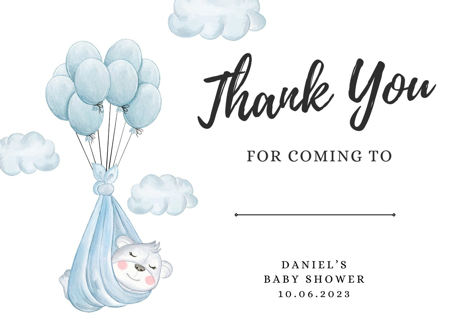 Free Custom Printable Baby Shower Card Templates | Canva intended for Free Printable Baby Registry Cards