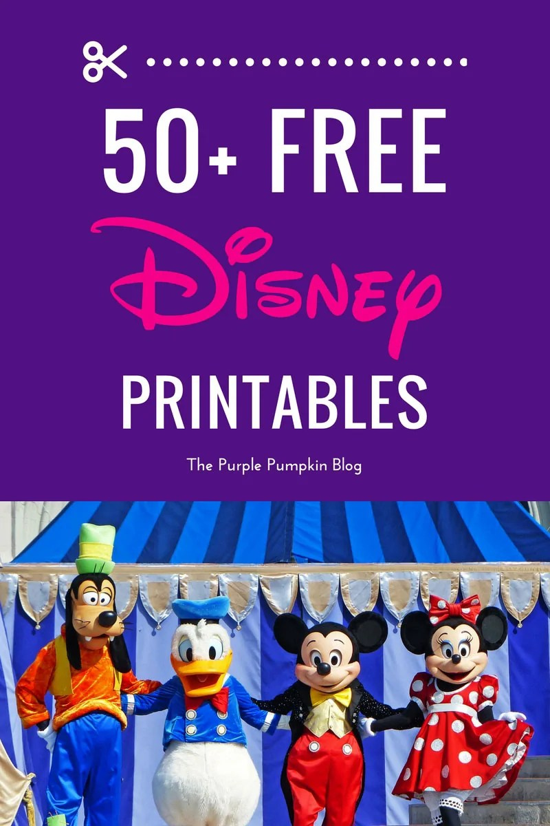 Free Disney Printables - Download &amp;amp; Print At Home! intended for Free Disney Printables