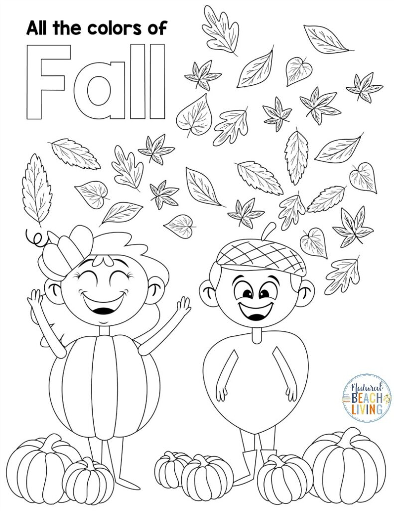 Free Fall Printables For Preschool And Kindergarten - Natural in Free October Preschool Printables