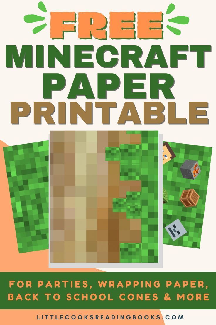 Free Minecraft Paper Printable | Minecraft Printables, Minecraft throughout Free Minecraft Printables